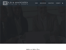 Tablet Screenshot of ed-associates.com